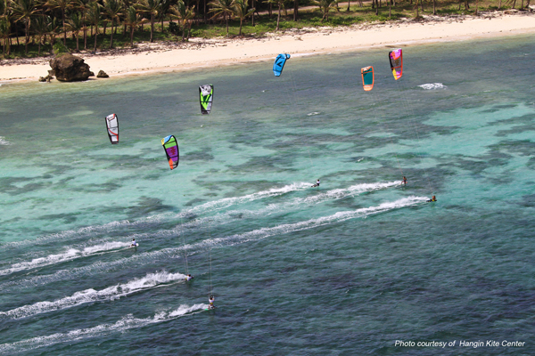 Kitesurfing at The District Boracay’s beachfront!