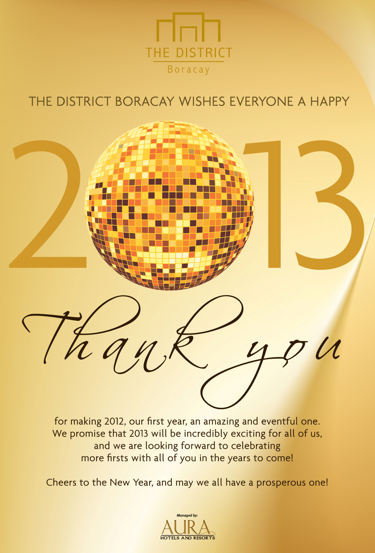 Happy New Year, from all of us at The District Boracay