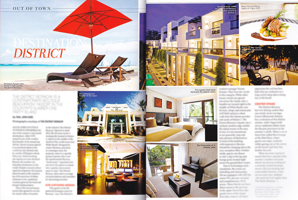 The District Boracay at Lifestyle Asia Magazine