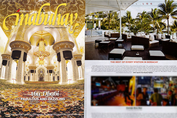 The District Boracay at Mabuhay Magazine (feature)