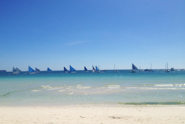 Paraw sailing at The District Boracay