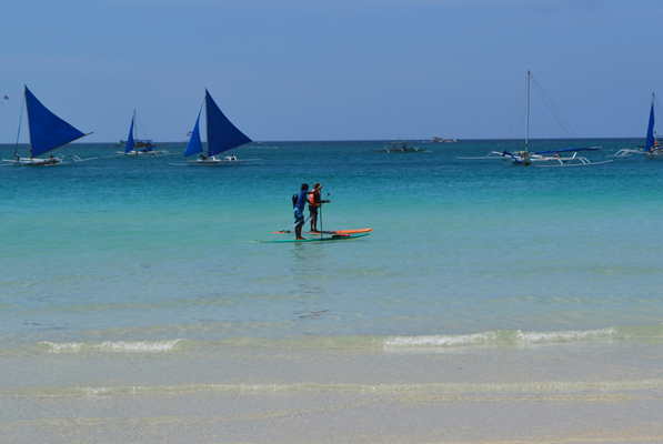 Stand Up Paddle Board: Must try in Boracay