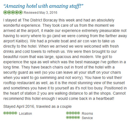 “Amazing hotel with amazing staff!” Tripadvisor Review