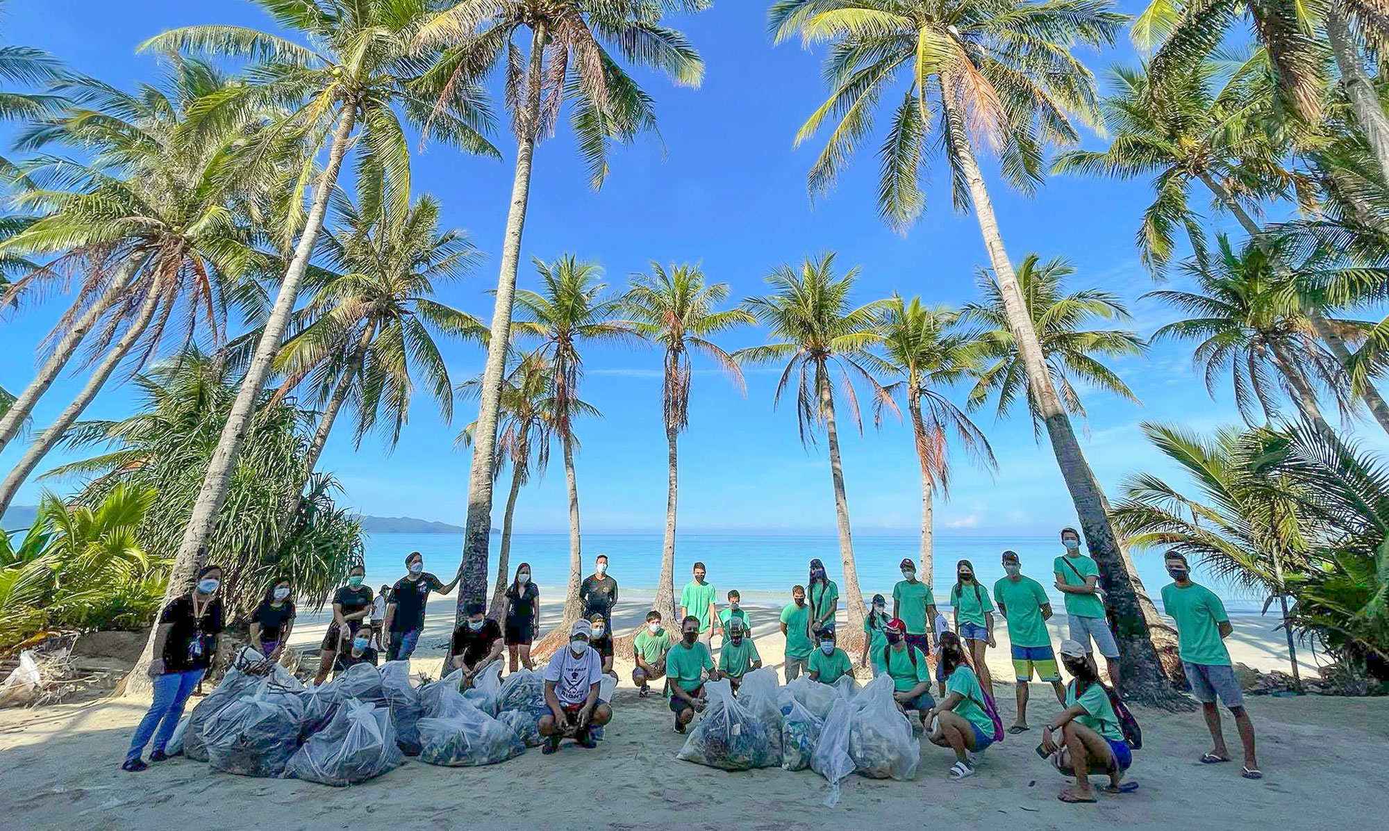 The District Boracay Holds Beach Cleanup