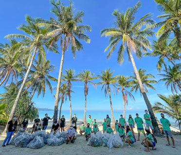 The District Boracay Holds Beach Cleanup